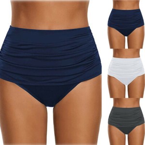 ruched waist bikini bottom