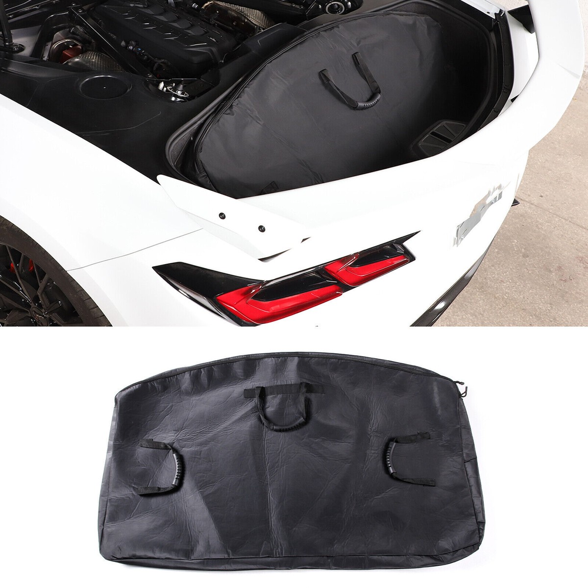 Pu Leather Targa Roof Panel protective Storage Bag For Corvette C8