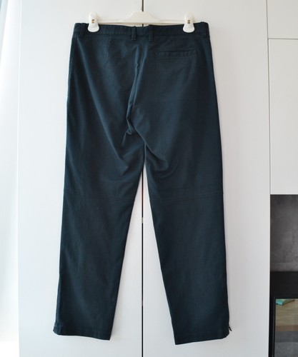 Herren PRADA Hose Trousers dunkelblau Baumwolle rotes Etikett Logo Reißverschlusstaschen Größe 52 - Bild 3 von 8
