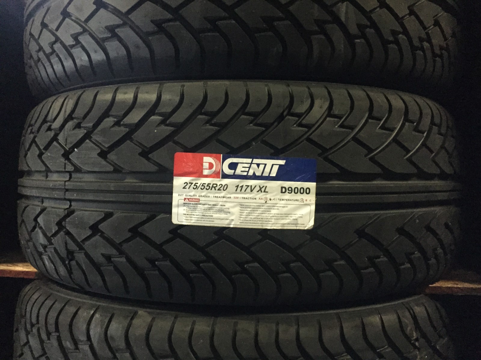 Set Of 4 Dcenti D8000 All-Season Tires - 275/60R20 115T For Trucks & SUVs 6 thumbnail image