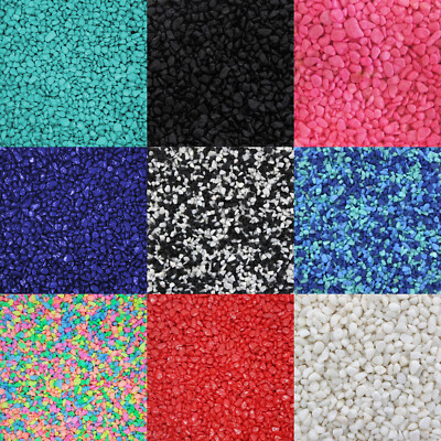Aqua One farbiger Kies Aquarium Aquarium Fluss Steine natur 2 kg Beutel
