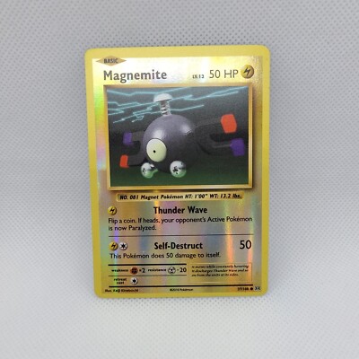 Pokemon TCG Card Magnemite 37/108 XY Evolutions Reverse Holo 2016 Lightly Played