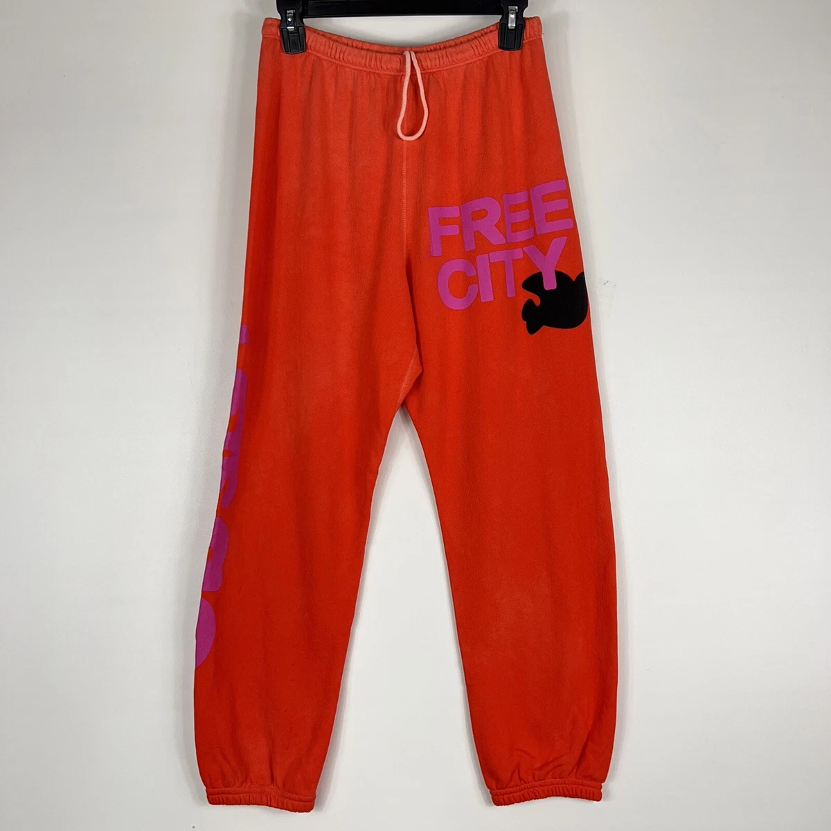 Orange free city sweatpants sales