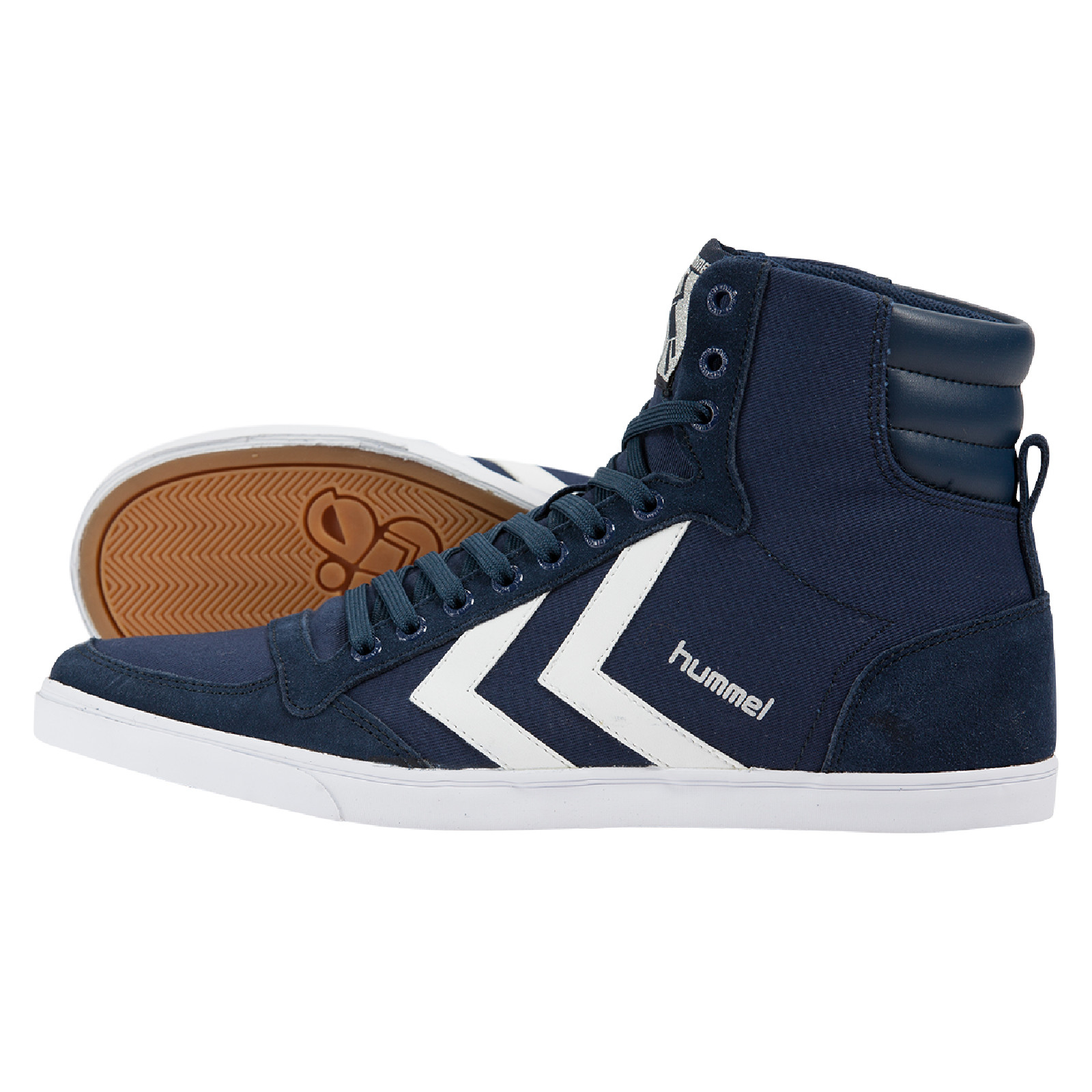 Высокие мужские кроссовки Hummel Slimmer Stadil, синие 063511 7647 WOW