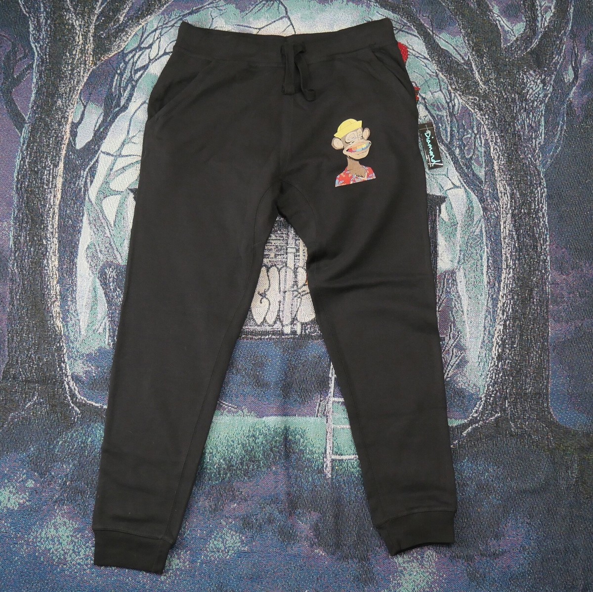 Diamond Supply Co. x Ape Rainbow Grill Sweatpants Size XL Bored Ape NFT  Crypto | eBay