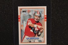 1989 Topps - #12 Joe Montana San Francisco 49ers RARE VINTAGE GOAT