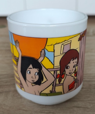 Smarties Dschungelbuch-Tasse - Mogli Walt Disney 90er Jahre Sammlerstück arcopal