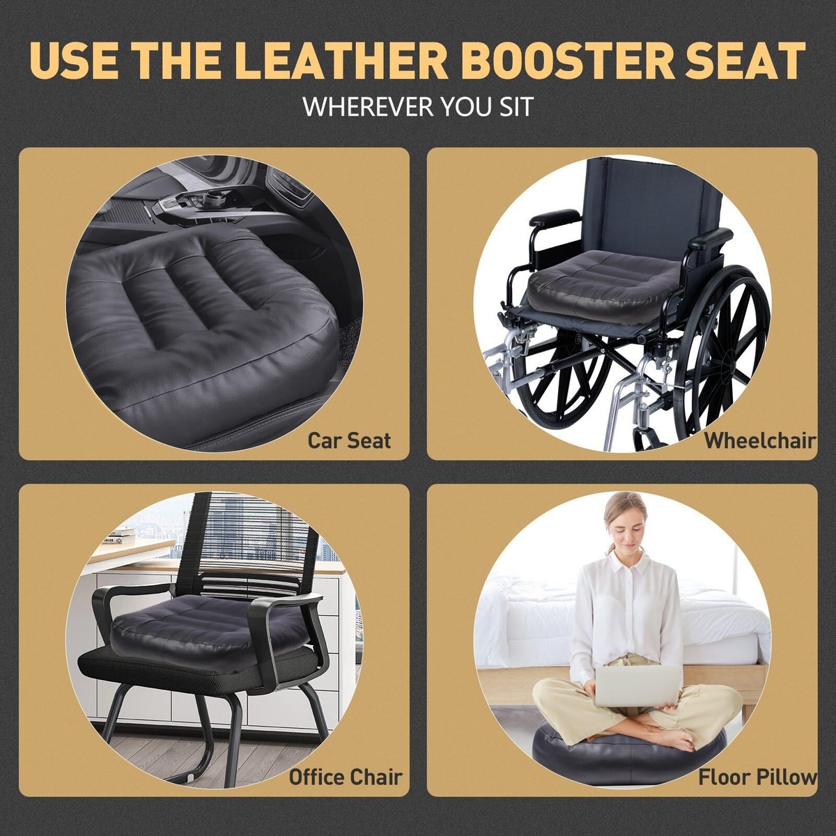 Booster Seat Lift Chair Cushion Extra Firm Booster Seat Cushion - Main Image