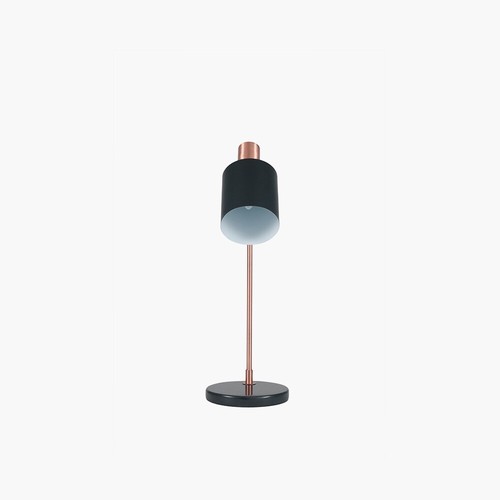 Rose Gold Table Lamp Black Copper Industrial Minimalist Desk Lamp Uni Essentials - Picture 4 of 11