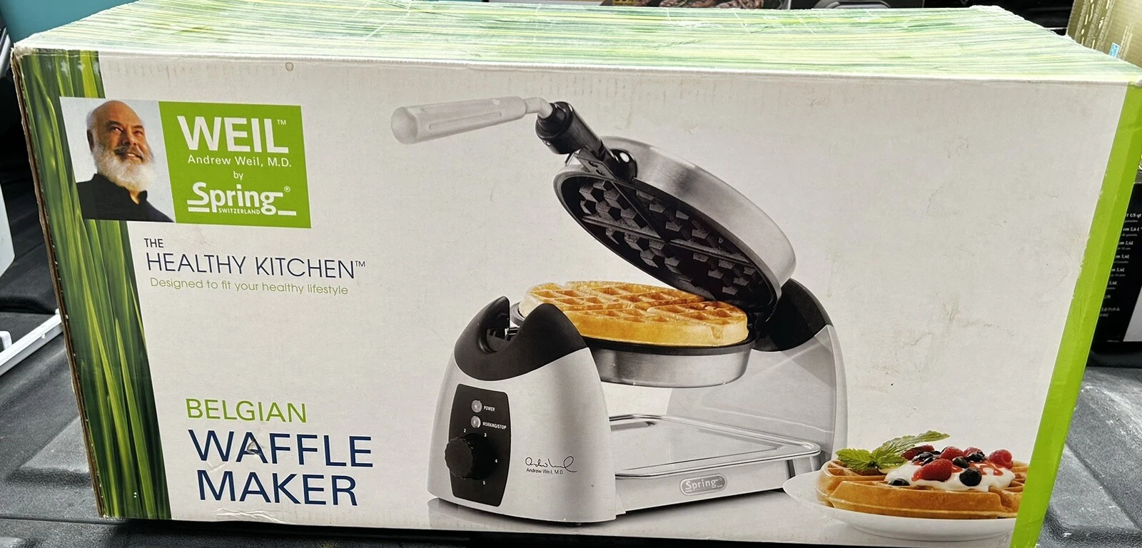 Spring Switzerland By Weil Stainless Steel Belgian Waffle Maker