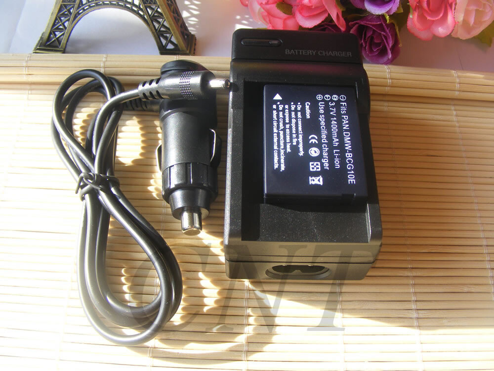 Batería Y Cargador De Viaje DSTE Para Cámaras Panasonic Lumix DMC-G3, GF2, GX1 - Pack De 2 Baterías Con Cargador