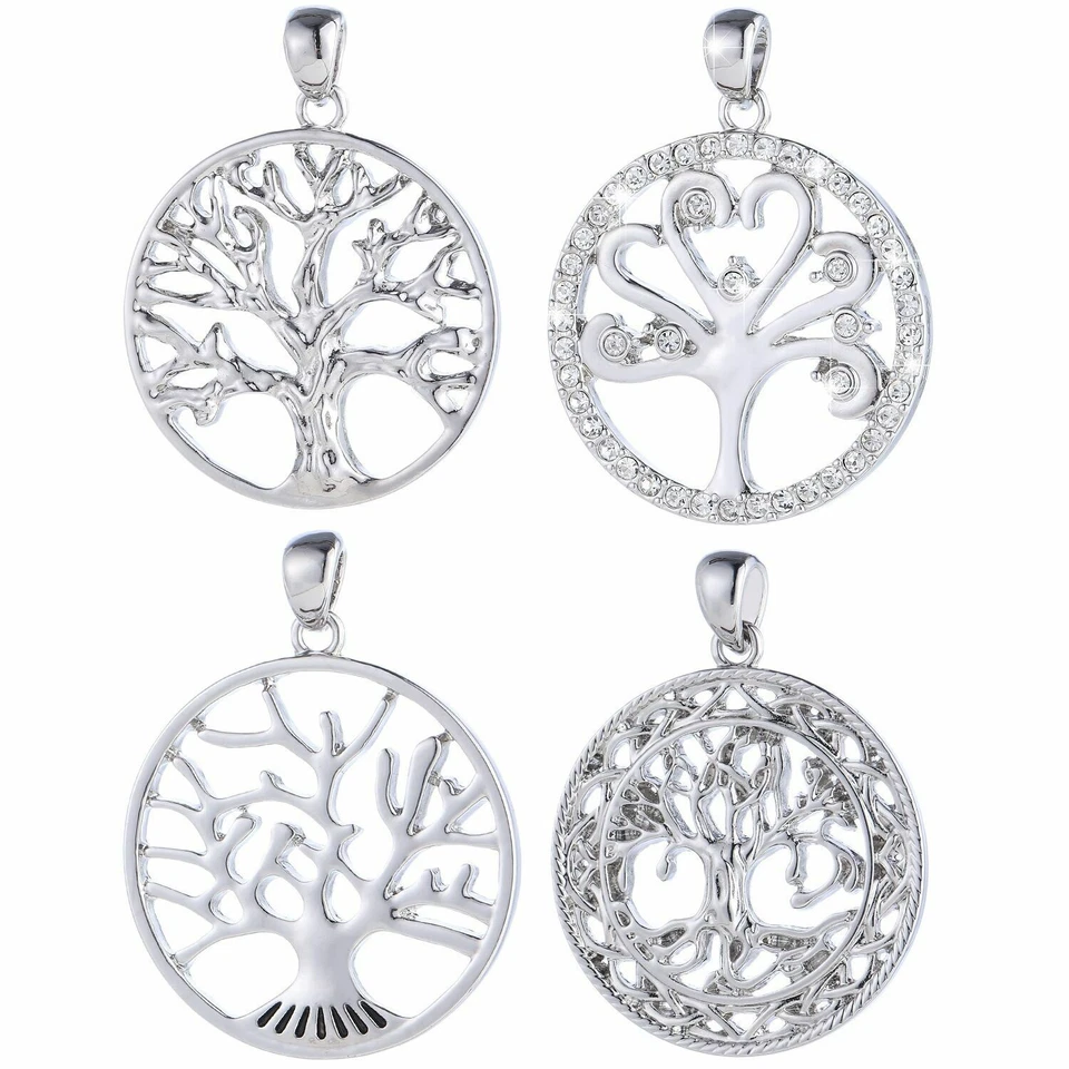 Collana Lebensbaum Collana Da Donna Argento Vita Energia Forza Chakra Esoterismo - Immagine 2 di 2