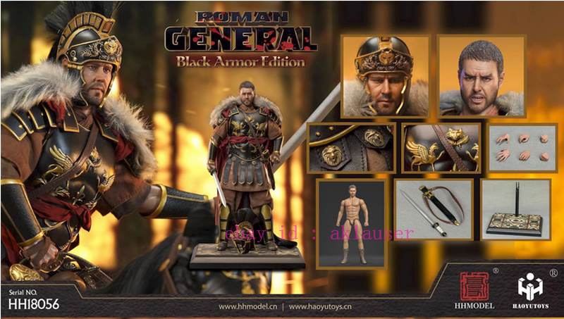 Hhmodel & Haoyutoys Hh18056 1/6 Roman General Black Armor Hhmodel & Haoyutoys Hh18056 1/6 Roman General Black Armor