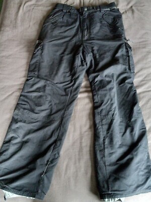 E408 Turbine Boardwear Snowboard Pants Men's Size Large Color Black