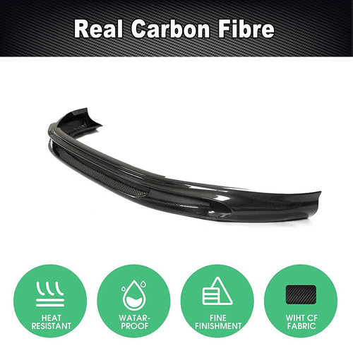 For Porsche Macan SUV 2022-2023 Real Carbon Fiber Front Bumper Lip Chin Spoiler - Picture 4 of 10