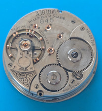 VINTAGE 18 SIZE WALTHAM MODEL 1892 21 JEWEL GRADE 845 POCKET WATCH PARTS