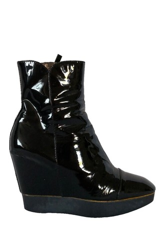 SERGIO ROSSI Black Leather Gladiator Sandals Size 7.5 IT  display picture 3