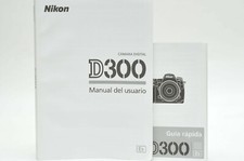 Spanish Nikon D300 Instruction Manual Guide Quick Start Guide