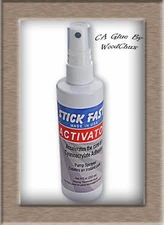 Stick Fast CA Glue Activator Accelerator 2 or 8 oz Pump Fast Shipping