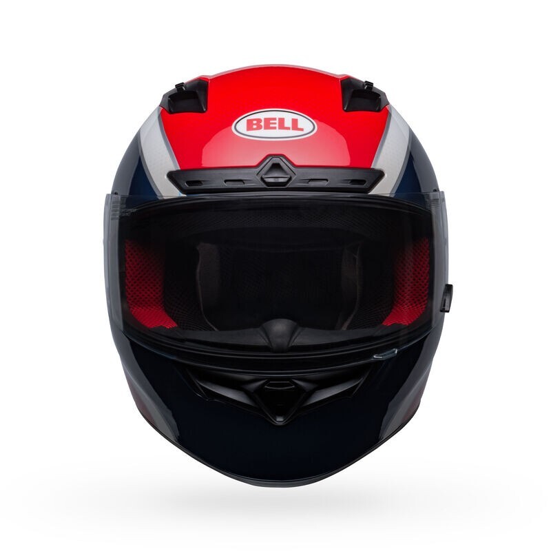 Bell Qualifier DLX MIPS Motorcycle Helmet Classic Navy Blue/Red