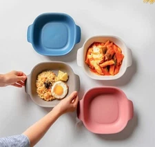 Nineware 4pc Salad Bowl Set, Microwave & Dishwasher Safe for Daily Use, Camping