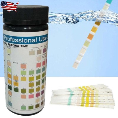 100pcs URS-10T Pool Test Paper SPA Hot Tub Urine Ketone Acid Alkali Test Strip