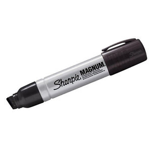 1 x sharpie magnum permanent marker single extra large chisel tip