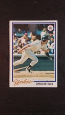 1978 Topps baseball card # 250 Graig Nettles   ( G to VG )