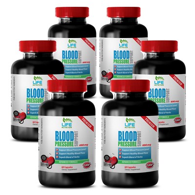 Healthy Circulation & Blood Flow  - Blood Pressure Support 707mg - Hawthorn 6B