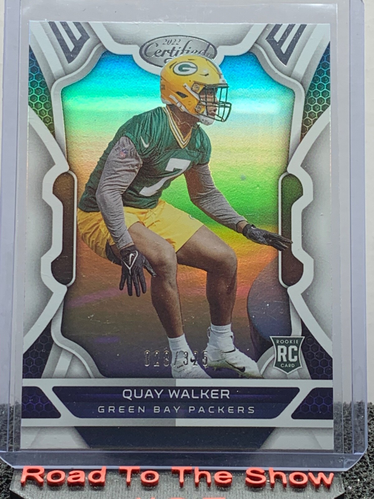 2022 Panini Certified Quay Walker Rookie Mirror /325 #153 Packers