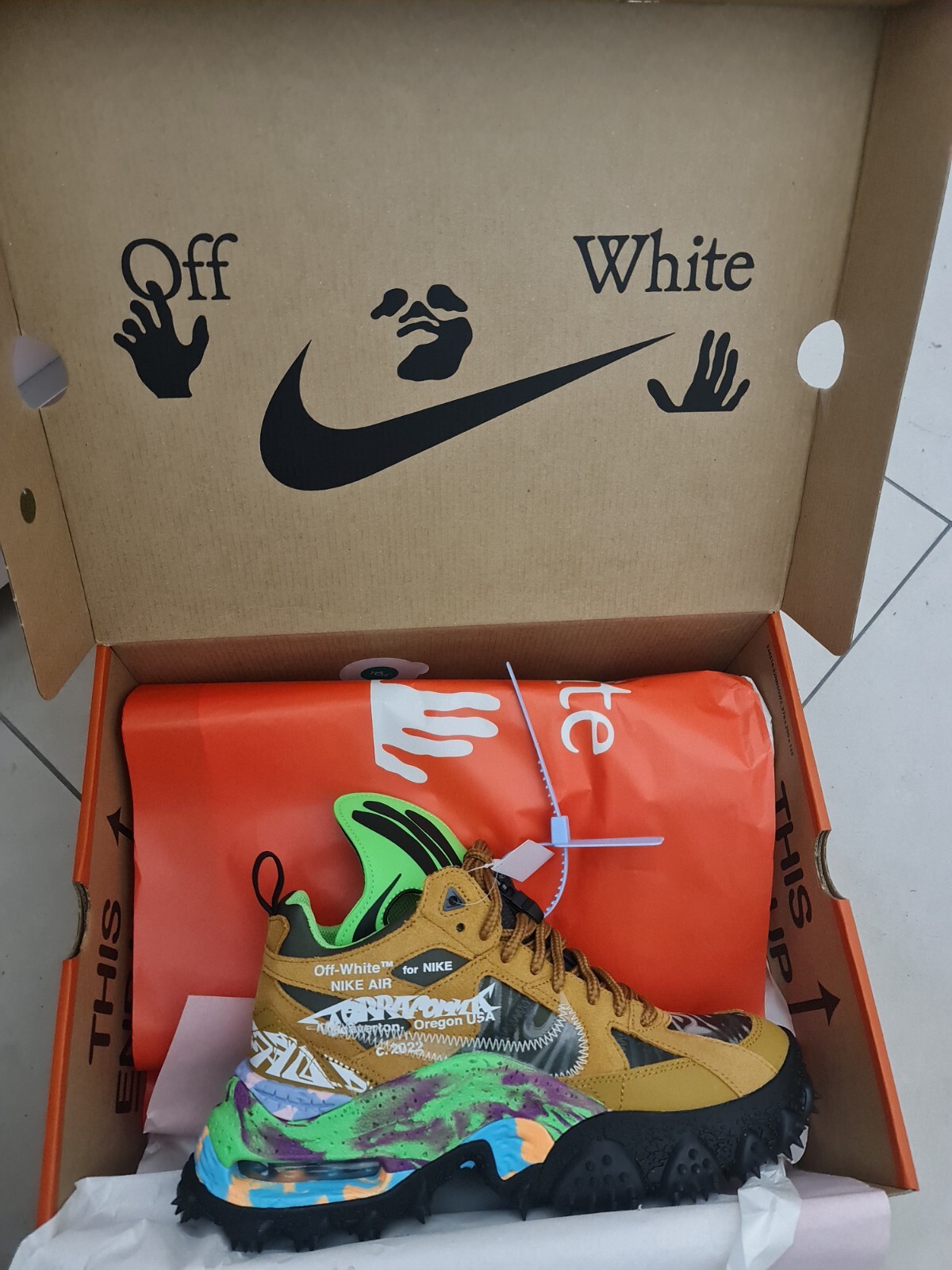 OFF WHITE X NIKE Nike Terra Forma X Off White Size 41eu