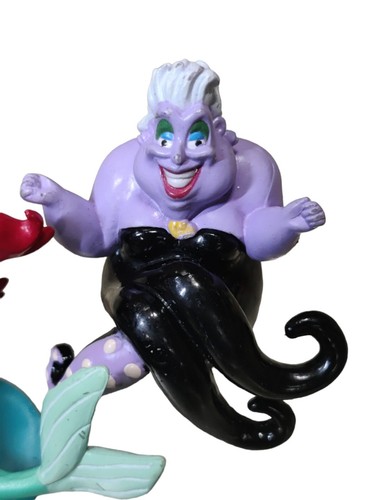 DISNEY ARIEL LITTLE MERMAID SEBASTIAN URSULA PRINCE ERIC FIGURES - Picture 4 of 5