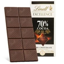 Lindt 70% Cocoa Dark Chocolate EXCELLENCE Bar - 3.5 oz