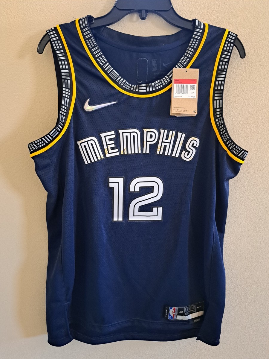 New NBA Ja Morant Memphis Grizzlies Nike 2021/22 City New NBA Ja Morant Memphis Grizzlies Nike 2021/22 City