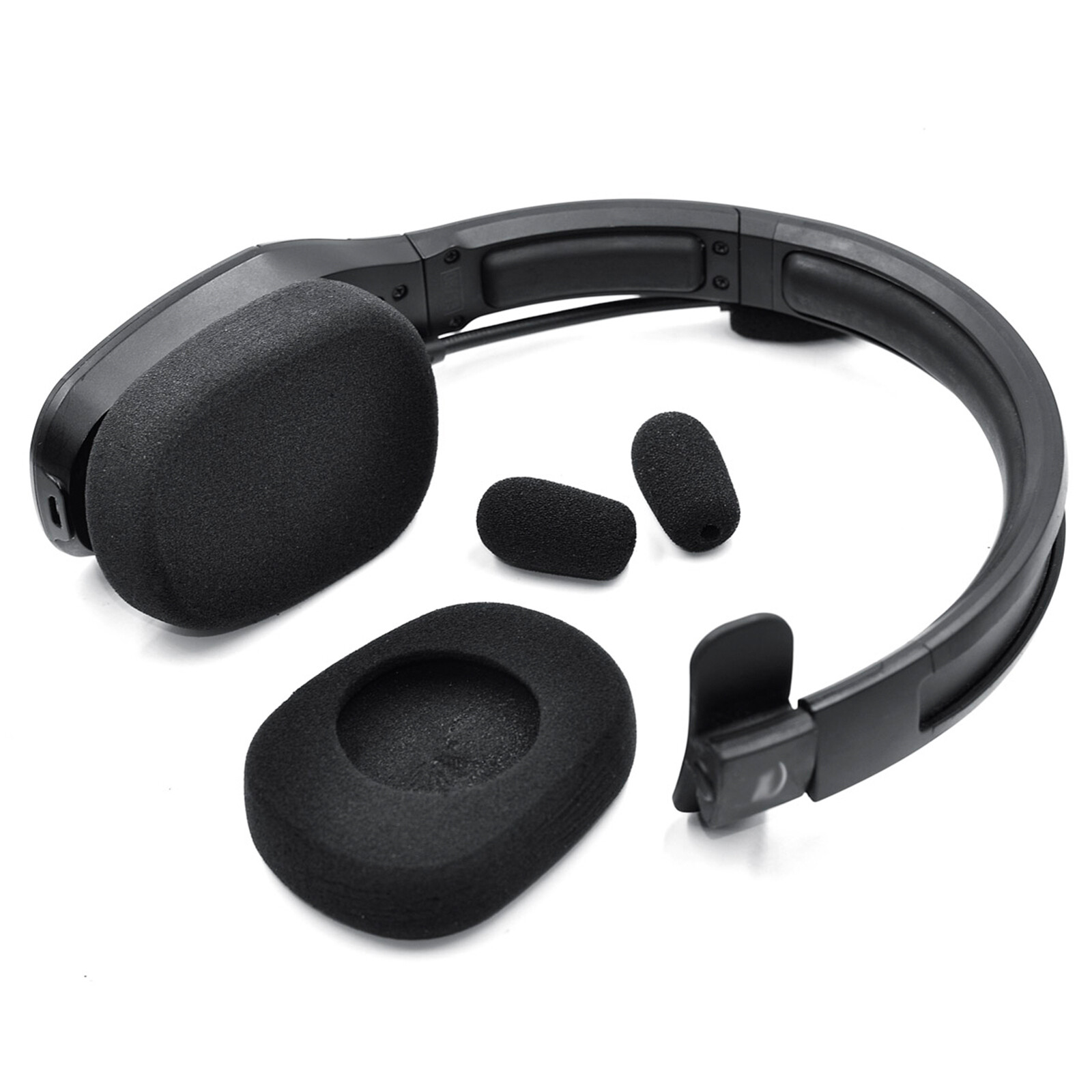 Bluetooth Earpiece Replacement Ear Pads Mic Foam For Blueparrott