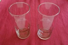2x Superfest Glas 2x 0,25 L  DDR/GDR Strong Glass East German Mitropa stapelbar