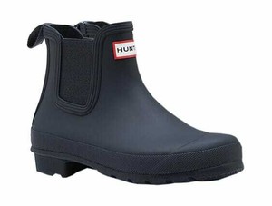 hunter chelsea boots navy
