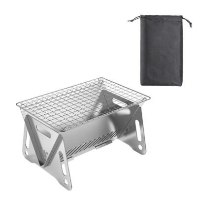 Foldable Barbecue Mini BBQ Grill Charcoal Stove Outdoor Camping Portable