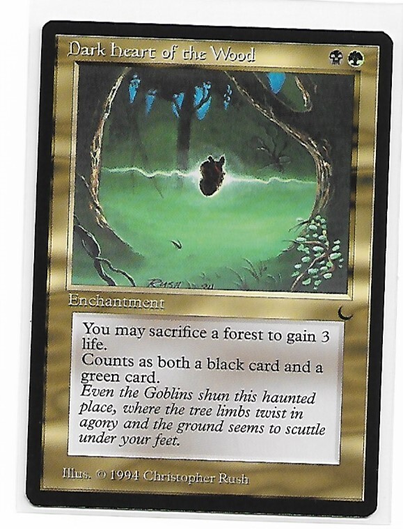 Magic the Gathering ~ MTG ~ 1x Dark Heart of the Wood ~ M/NM ~ THE DARK