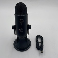 Logitech for Creators Blue Yeti USB Microphone for Gaming Black - READ