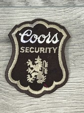  Vintage Coors Security Uniform Patch 