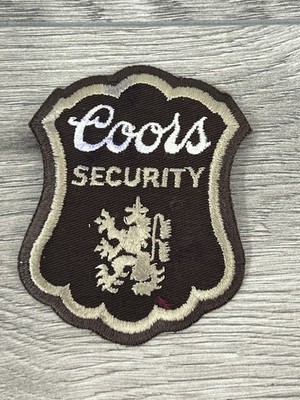  Vintage Coors Security Uniform Patch 