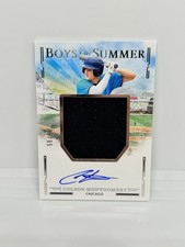 COLSON MONTGOMERY 2025 Panini Boys of Summer Prospect Patch Auto /99 Chicago