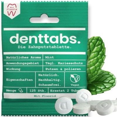 Zahnputztabletten Mint