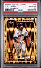 Tony Gwynn Gold Refractor RayWave /25 PSA 10 2024 1st Gilded Card POP 1 HOF