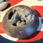 Dug Civil War 💥 🇺🇸 💣 Blown Out Confederate Norman Cannonball W Fuze