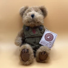 Boyds Bear TOMMY LEAFOWITZ  TJs Best Dressed Retired Autumn Bear 8” EUC