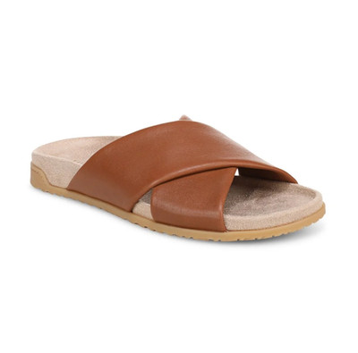  Best Selling Vionic Shoes Etna Slide Sandal - Tan Leather