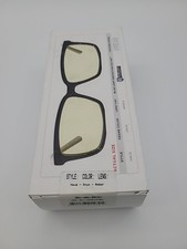 Gunnar HAU-00101 1.0 Haus Onyx Frame Computer Eyewear Glasses w/ Amber Lens