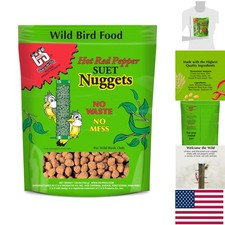 Economical Hot Pepper Suet Nuggets   27 oz for All Life Stages, -Round